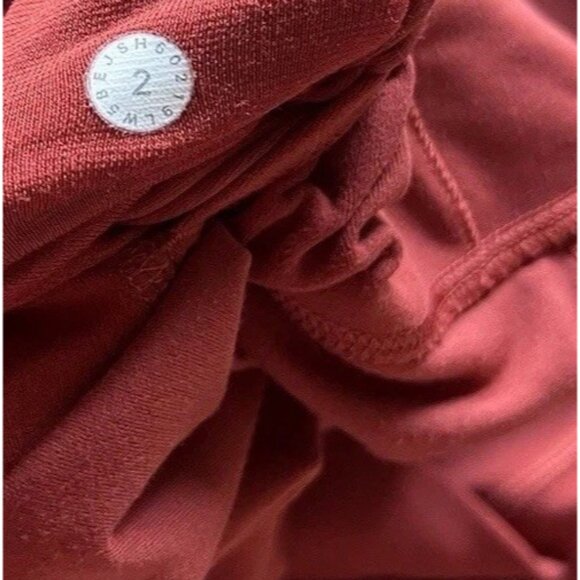 LULULEMON Align Chianti  Red Rust Women’s Size 2 Gym Yoga Pants Activewear - Picture 8 of 12